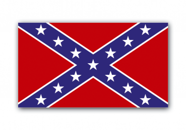 Aufkleber Südstaaten Flagge
