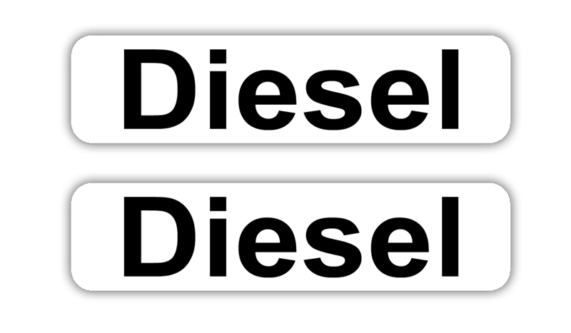 Aufkleber Diesel - Aufkleber, Beschriftungen, T-Shirt Druck und