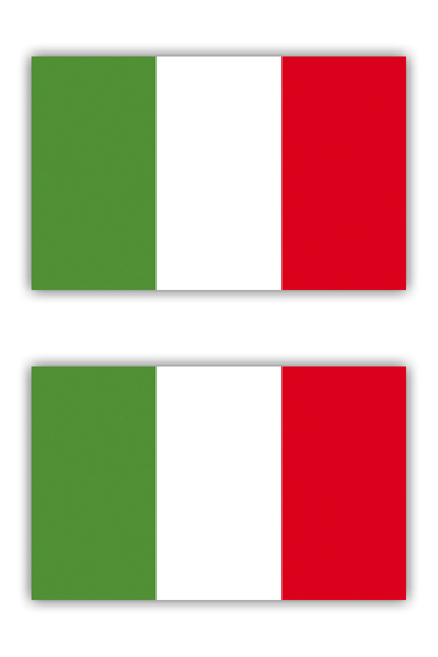 Aufkleber Italien Flagge