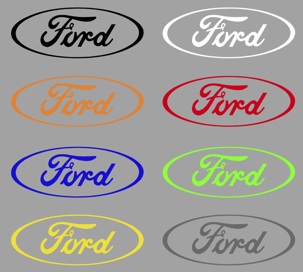 Aufkleber Ford Logo / Pflaume