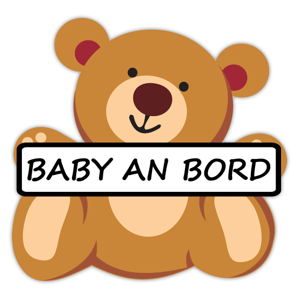 Teddybär Aufkleber Aufkleber, Kinderzimmer